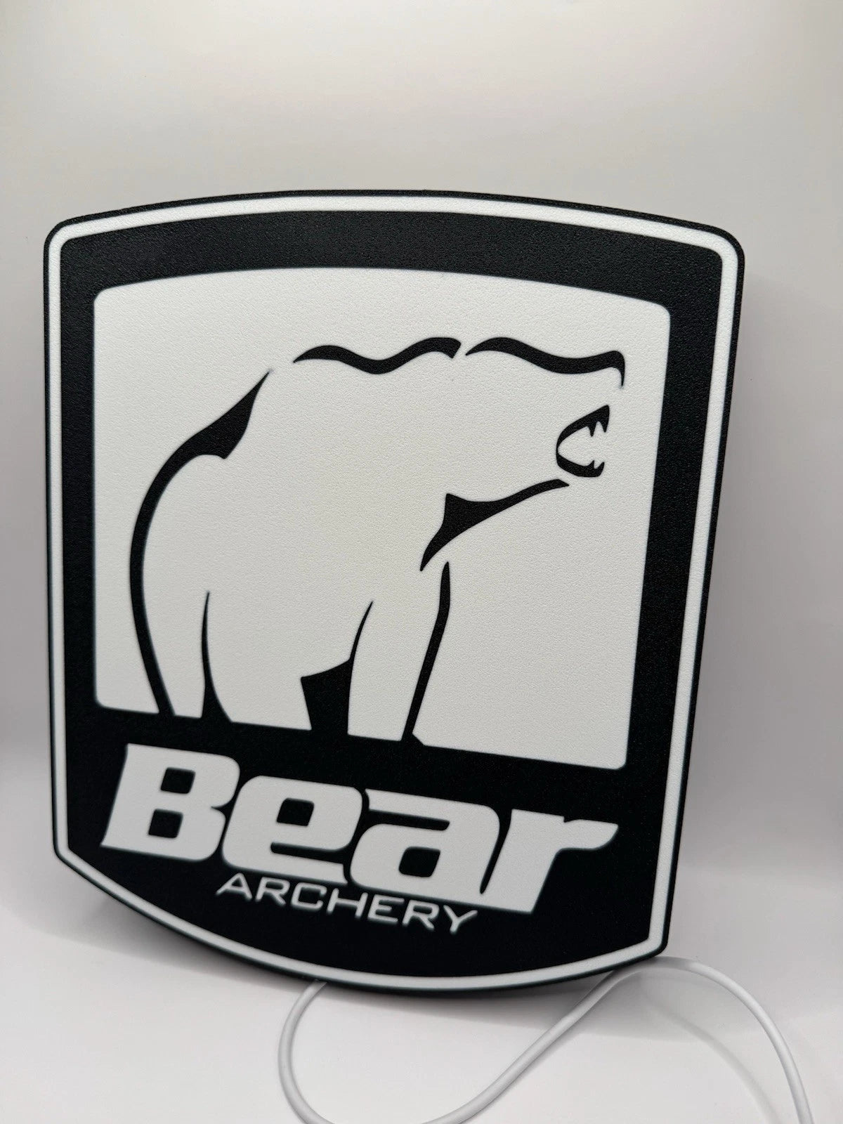 Bear Archery Bow Hunting Recurve Buck Trophy  Light Up LED Neon Sign
