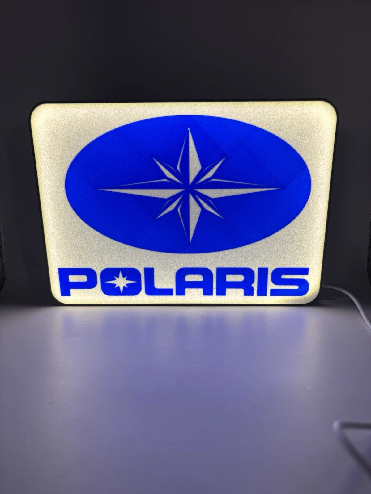 Polaris - Light Up LED Sign 13” with USB Plug - ATV UTV Snowmobile RZR Ranger