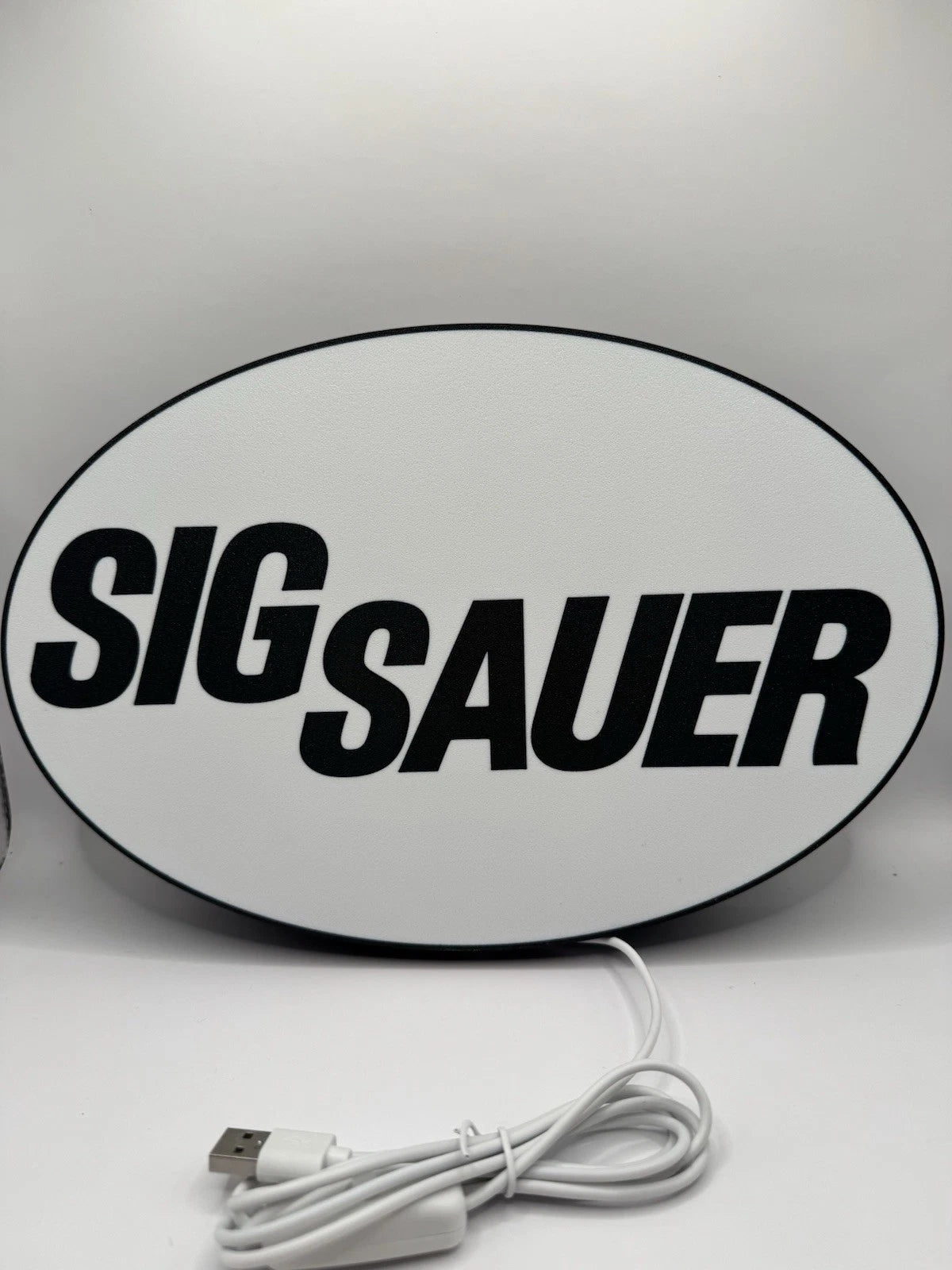 Sig Sauer Guns Light Up LED Neon Sign - 2a Shooting Reloading Handgun