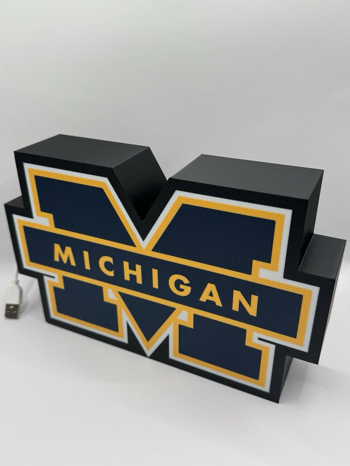 University of Michigan - Light Up LED Sign U Of M Wolverines Football Big 10
