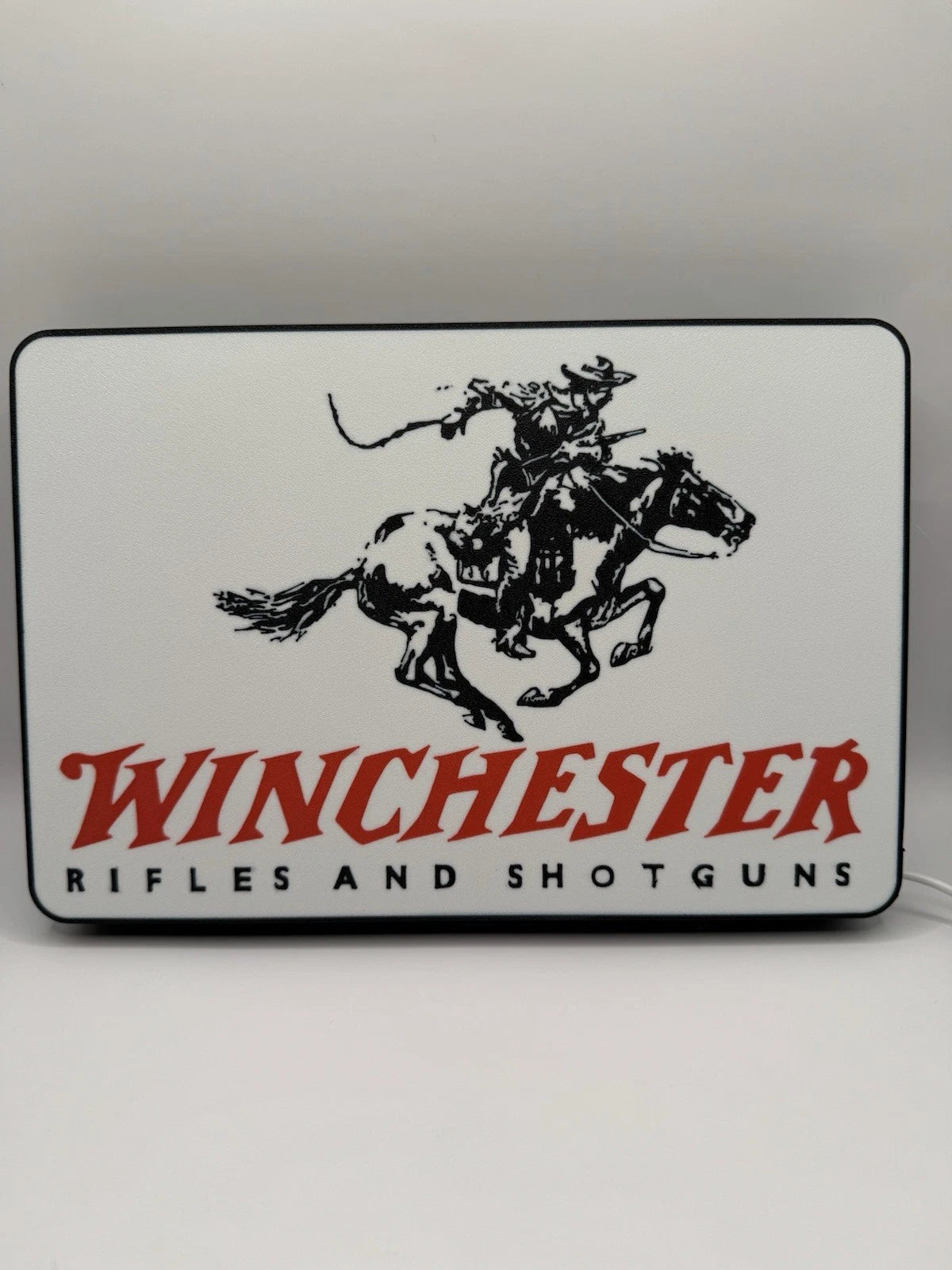 Winchester Firearms Light Up LED Neon Sign w/ USB - Rifles Shotguns Reloading