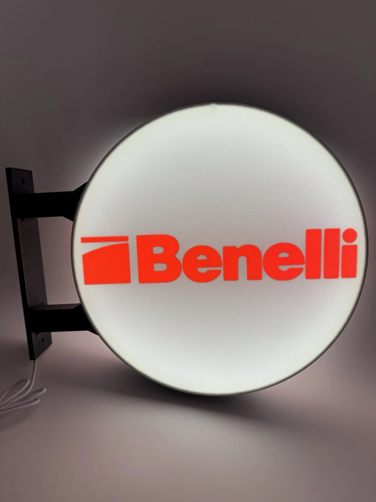 Benelli Firearms 13”  Pub Style Dual Side Light Up LED Sign Pub Bar Mancave