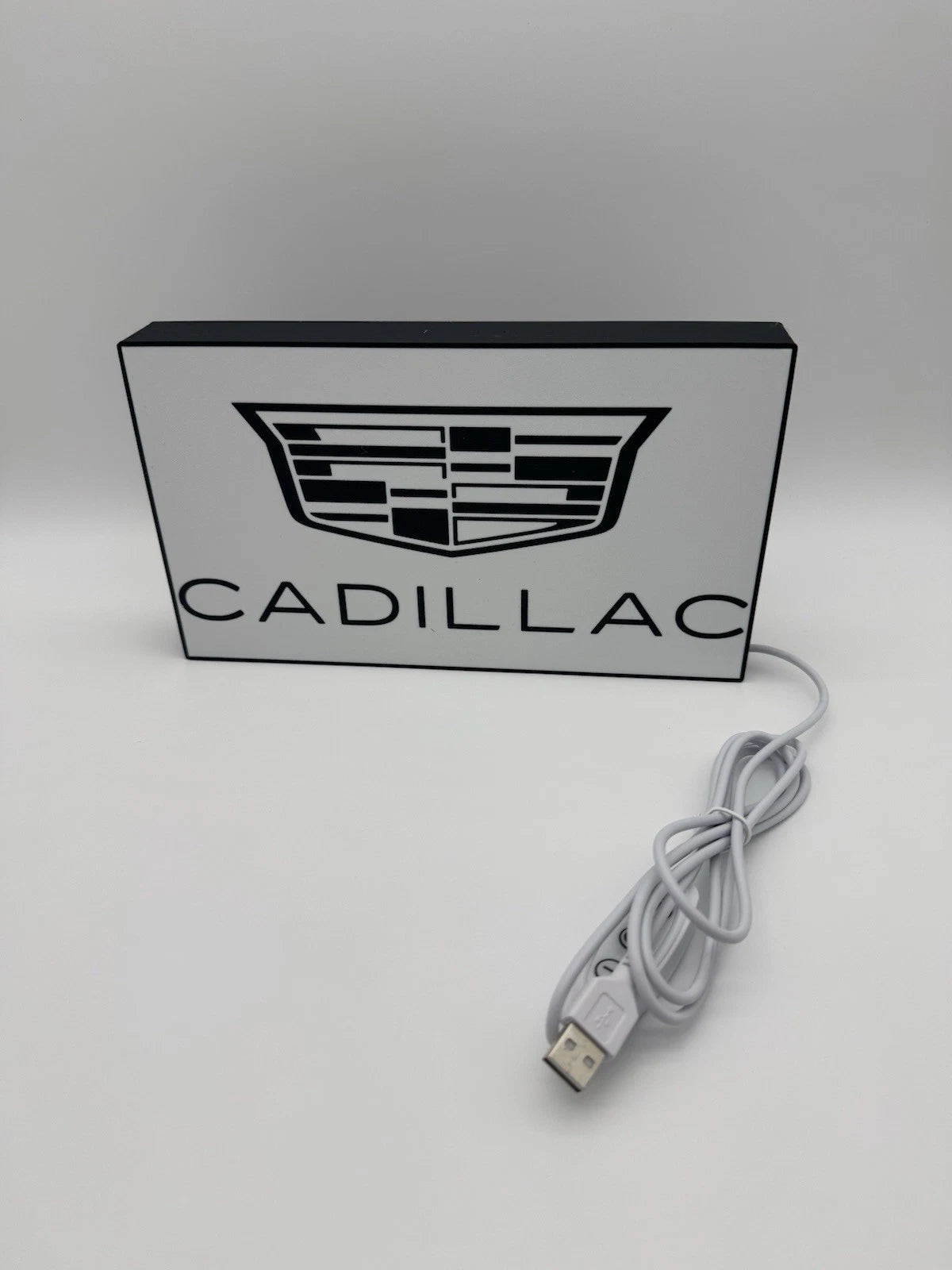 Cadillac Automotive -  10” Light Up LED Sign With USB Plug Deville CTS Escalade