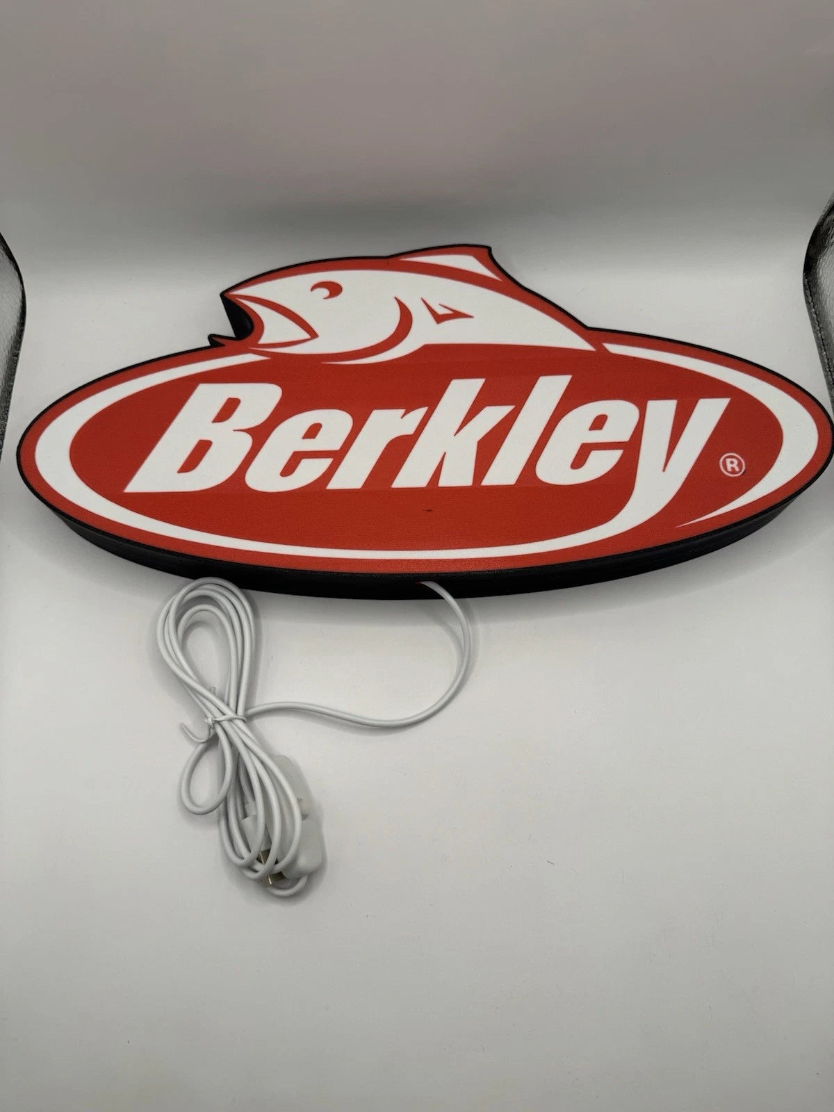 Berkley Fishing Light Up LED Neon Sign Bass Crappie Walleye Salmon Perch