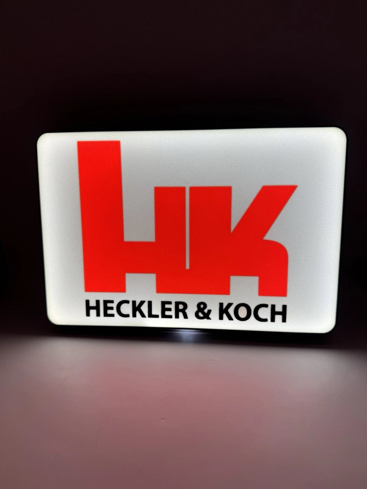 Heckler & Koch Firearms -  Light Up LED Neon Sign 2a Shooting Reloading Rifle