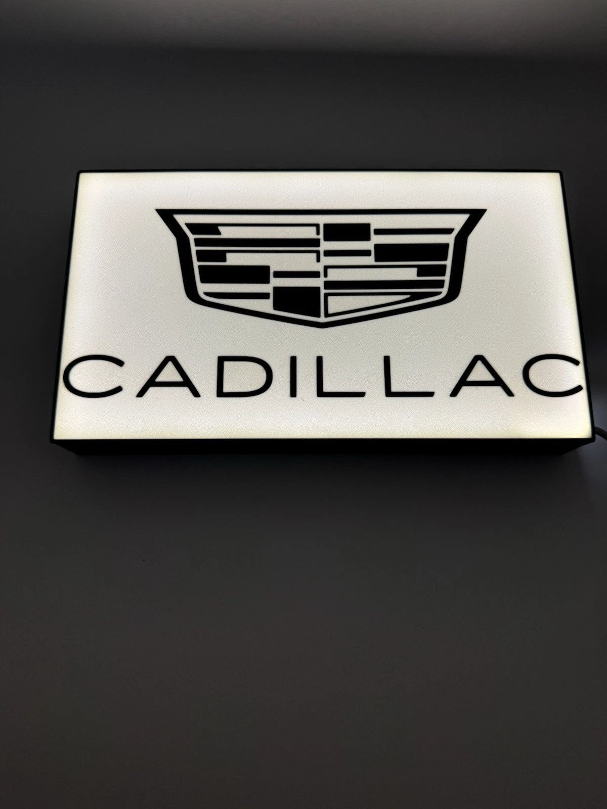 Cadillac Automotive -  10” Light Up LED Sign With USB Plug Deville CTS Escalade
