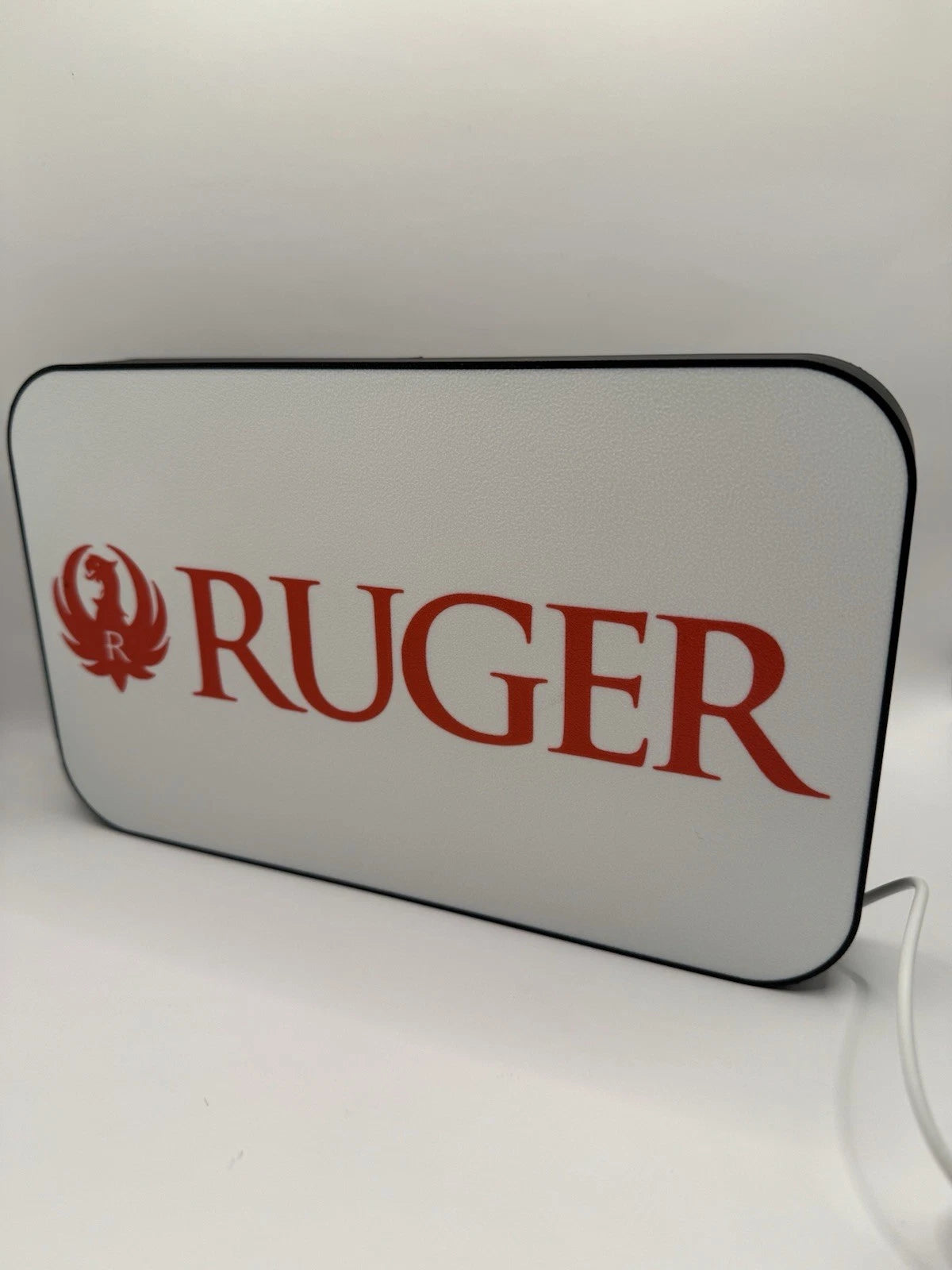 Ruger Firearms Light Up LED Neon Sign With USB- Reloading Shooting Hunting 2A