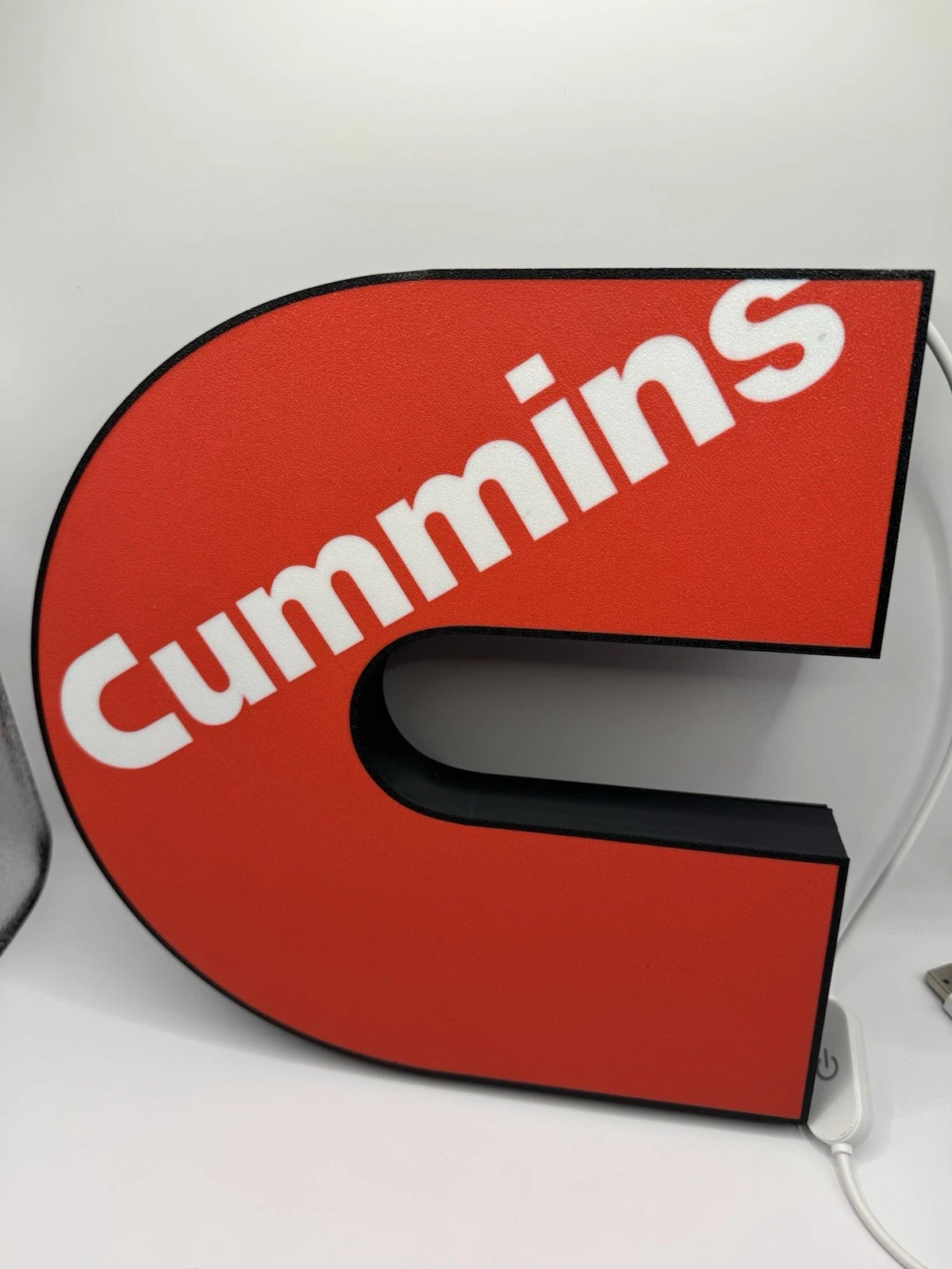 Red Cummins - Light Up LED Sign