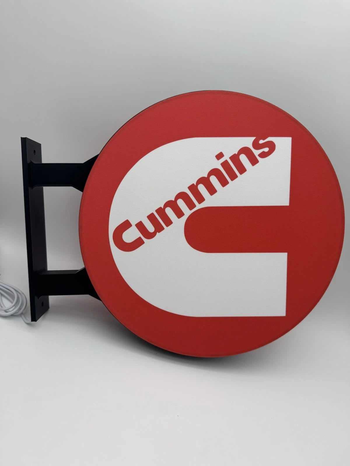 Cummins Engines 13”  Pub Style Dual Side Light Up LED Sign Gas Station Mancave