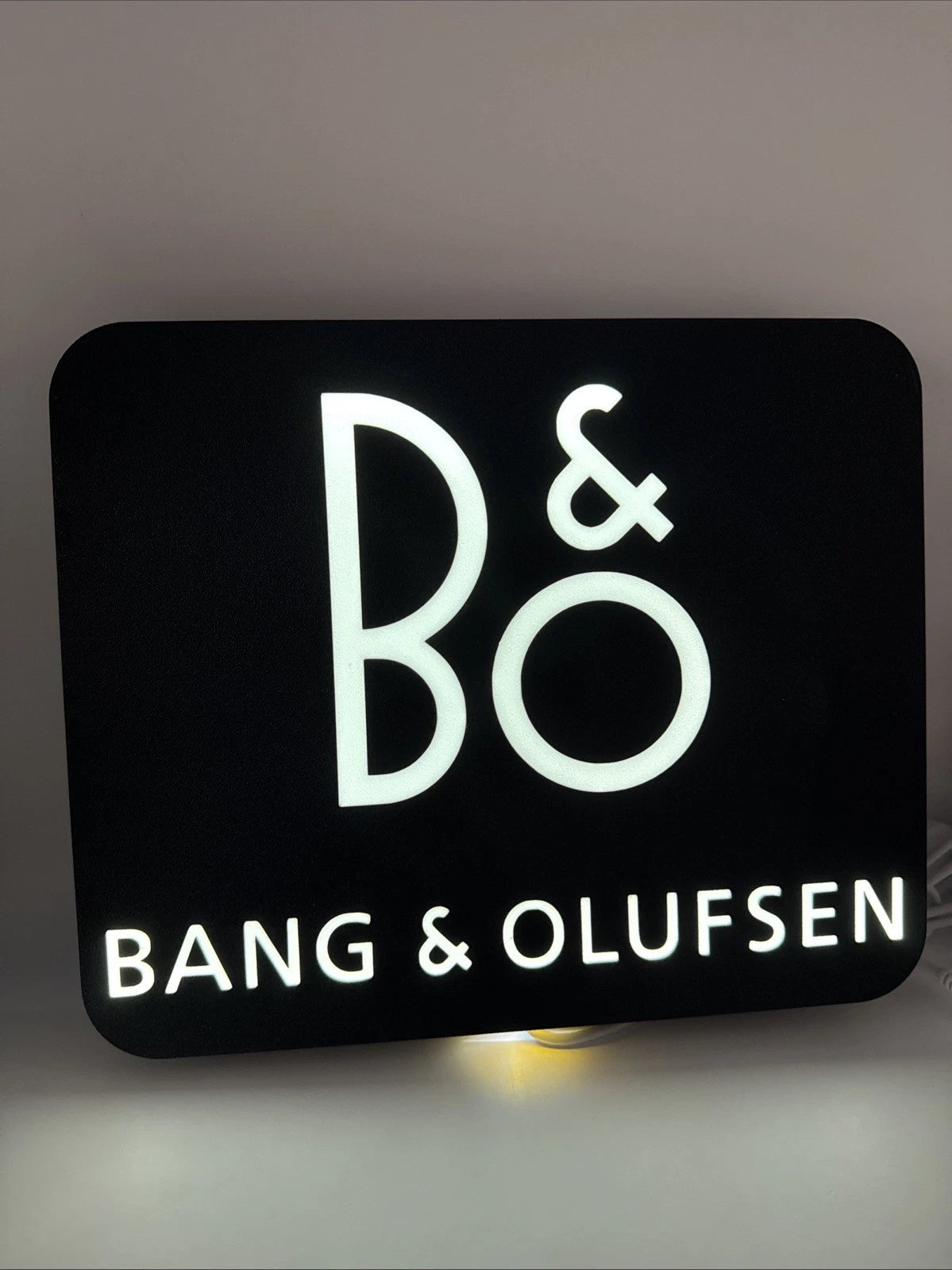 Bang Olufsen B&O Stereo Audio Vintage Equipment - Light Up LED Neon Sign W/ USB