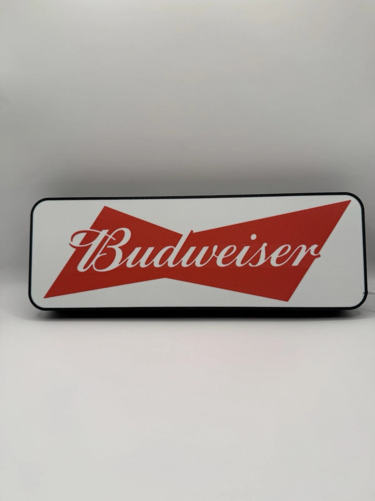 Budweiser Beer - Light Up LED Neon Sign Man Cave Bar Decor Brew