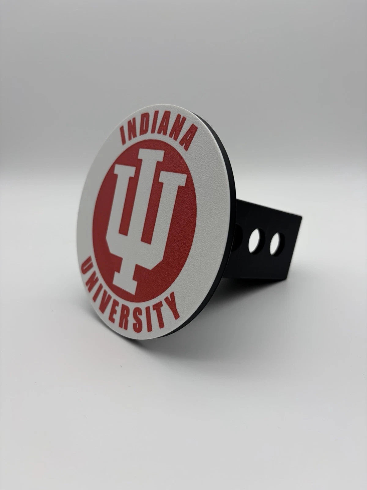 White Indiana Hoosiers Tow Hitch Receiver Cover – Fits 2” Towing Truck SUV