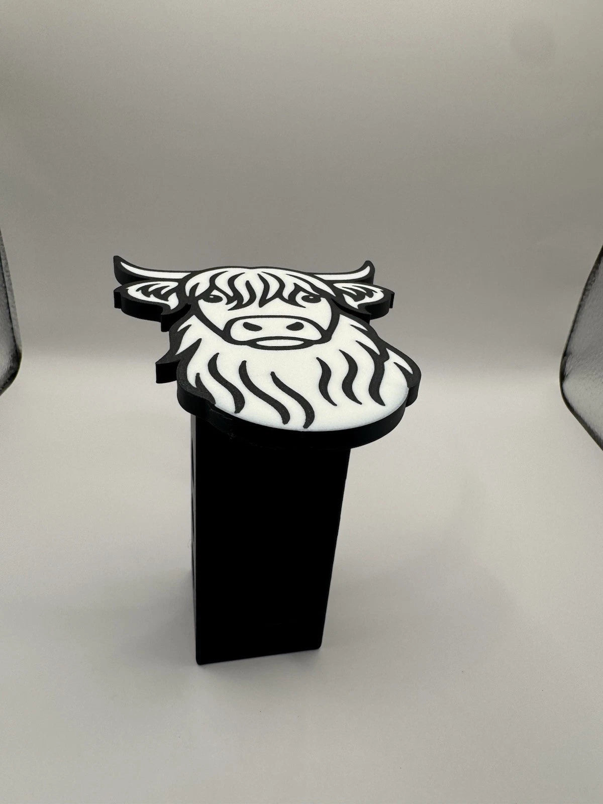 Cute Highland Cow -  Hitch Receiver Cover – Fits 2” – Multiple Designs Available