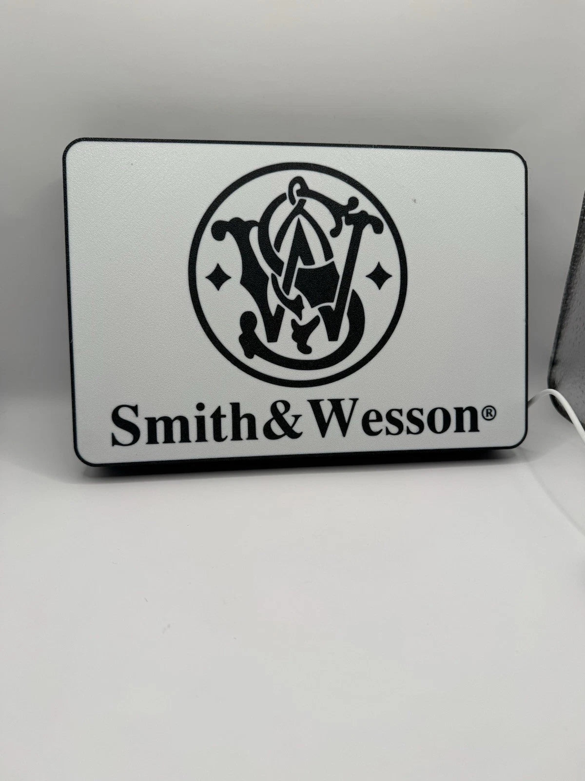 Smith & Wesson Light Up LED Neon Sign - 2a Reloading Shooting Hunting