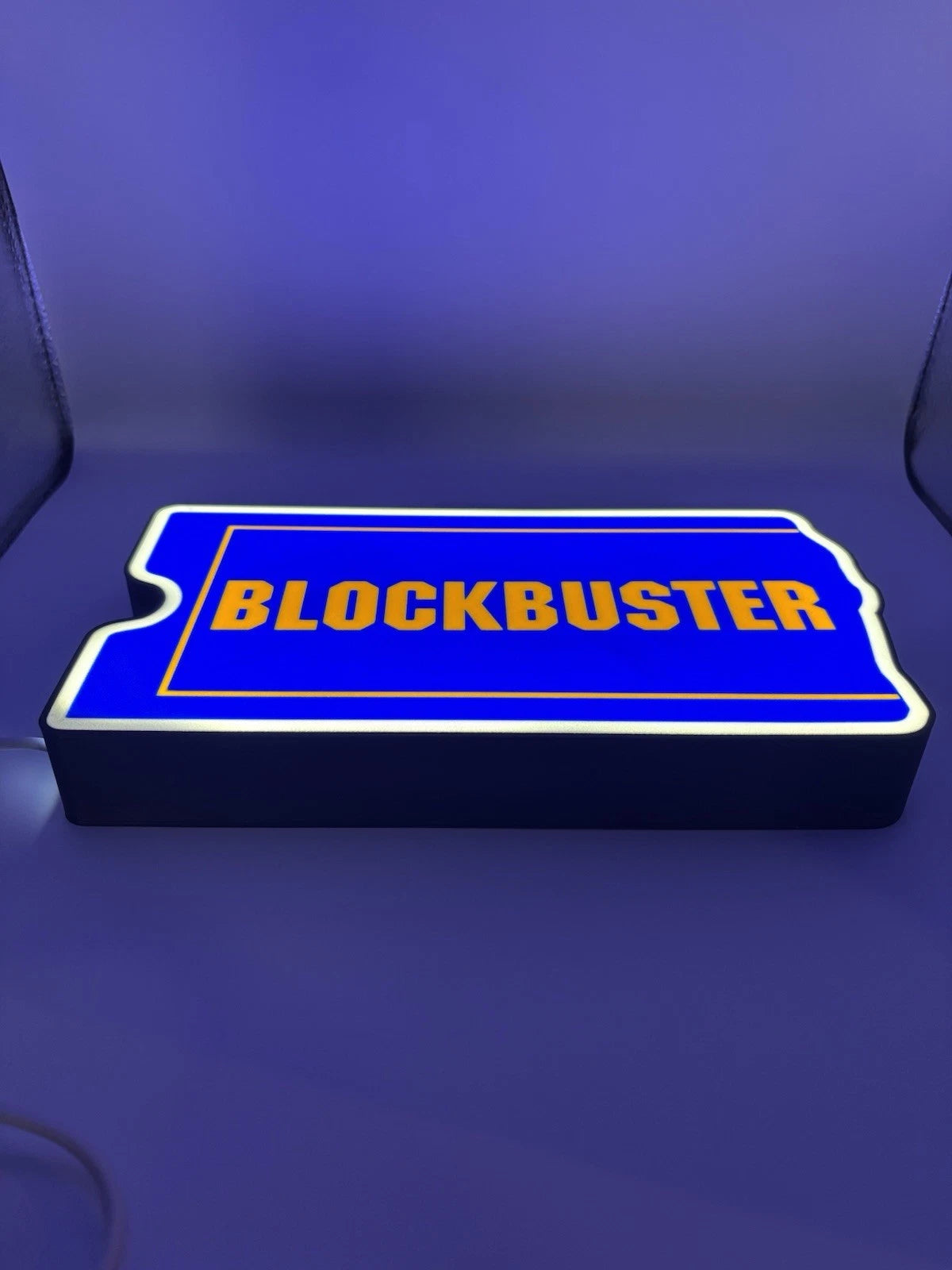 Blockbuster Video -  Light Up LED Sign with USB Plug - Perfect For 90s Movie