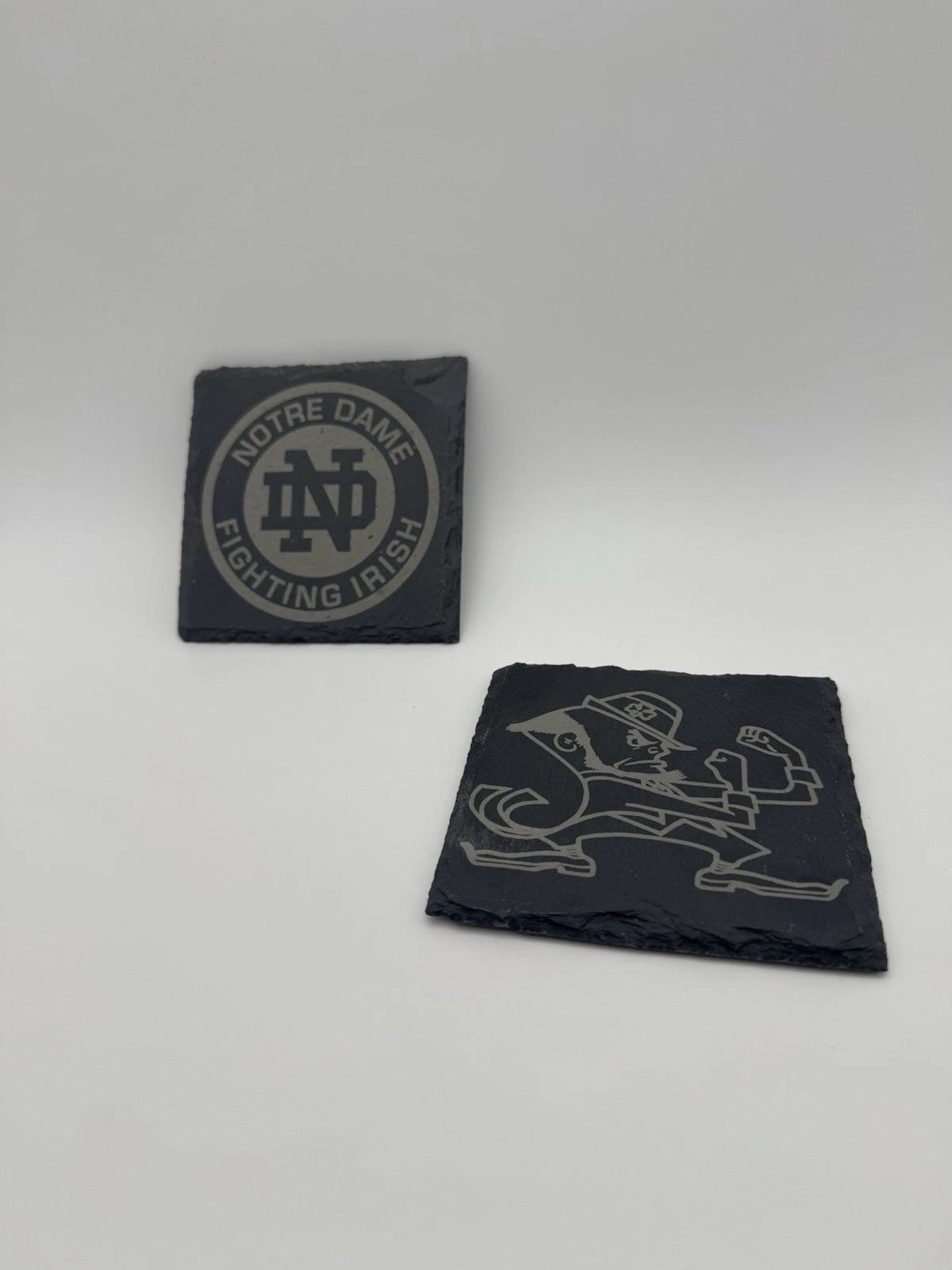Notre Dame Fighting Irish 2x Slate Coaster Set
