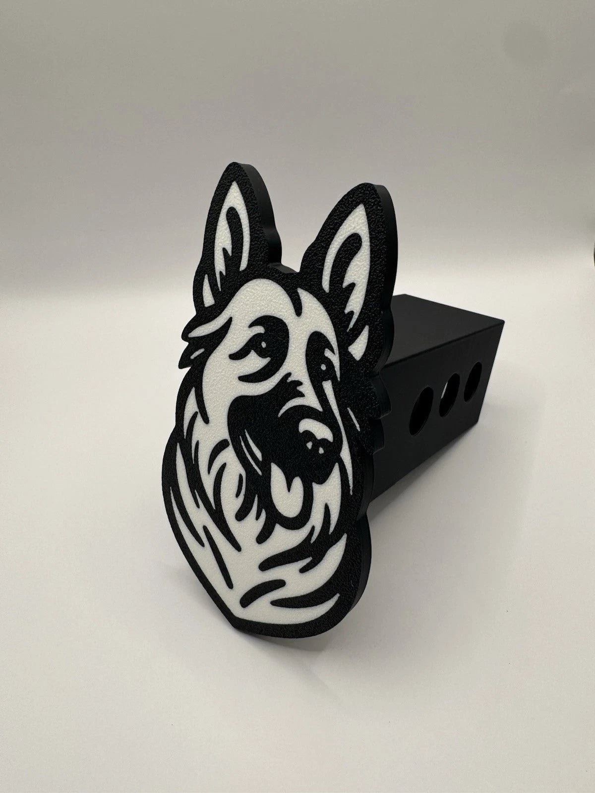 German Shepherd Dog Hitch Receiver Cover – Fits 2” Truck Hitch
