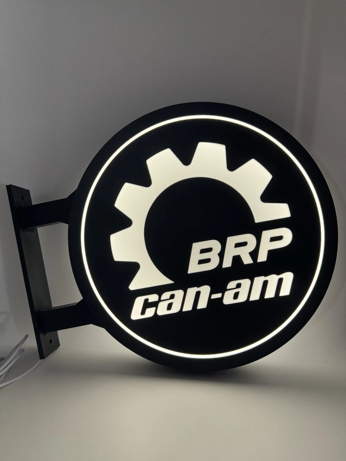 Can Am BRP 13”  Pub Style Dual Side Light Up LED Sign Gas Station Pub Bar