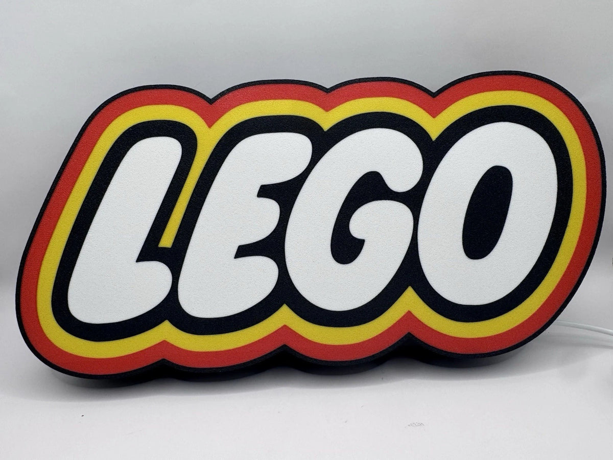 LEGO Lego Bricks - Light Up LED Neon Sign Minifigs Set Sealed Outline
