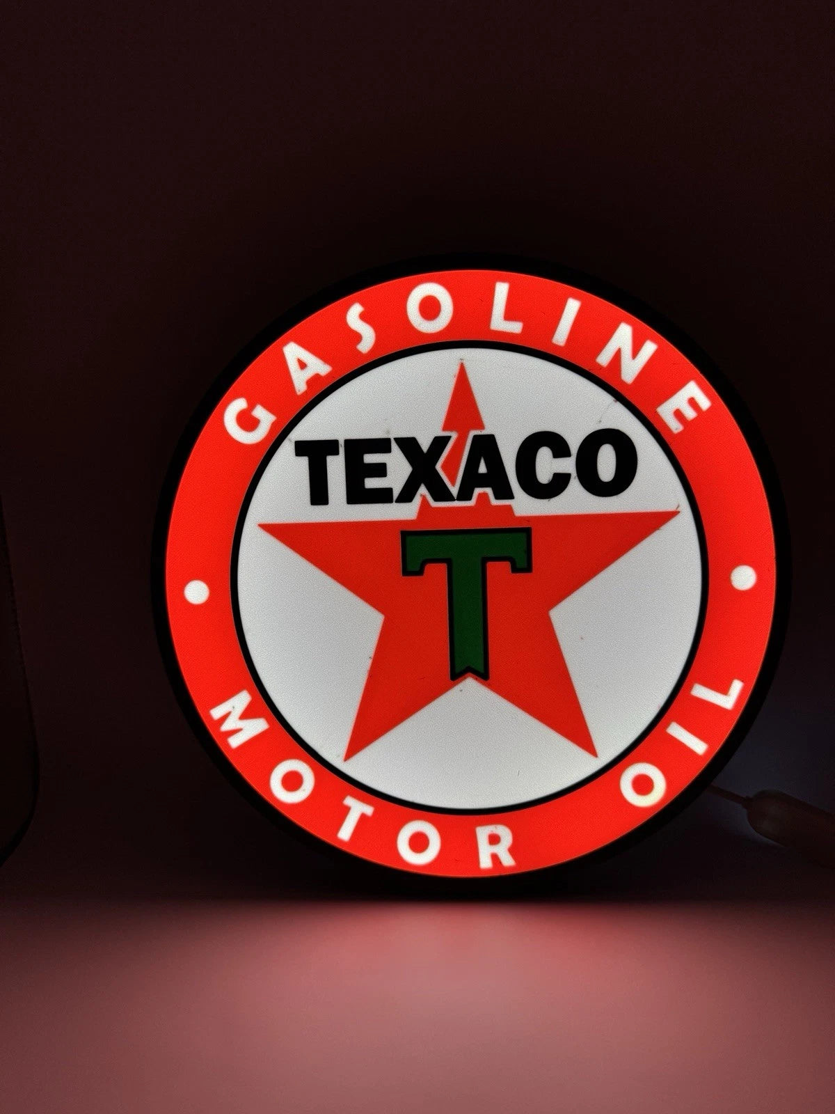 Texaco Motor Oil - Light Up LED Sign