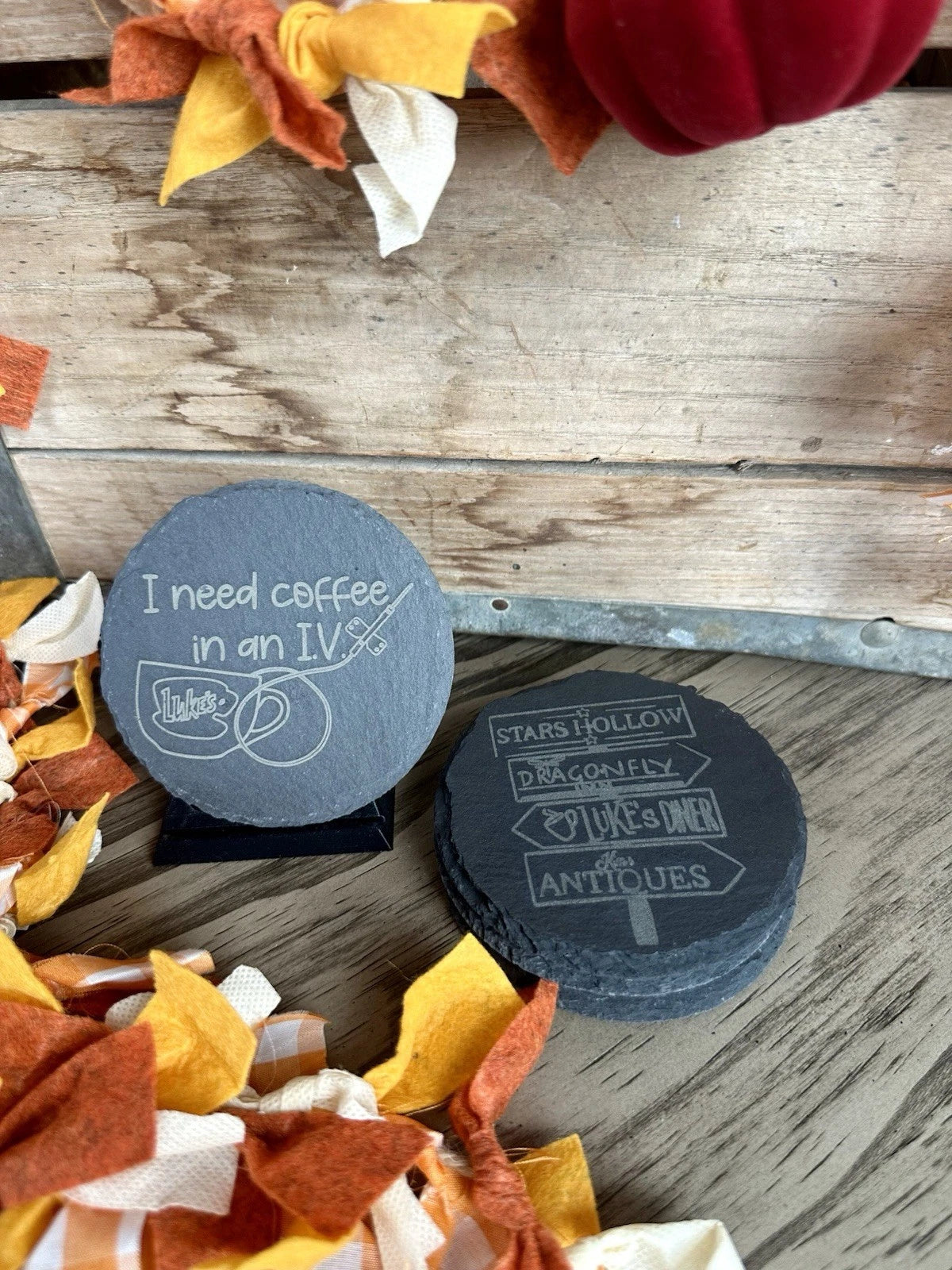 Slate Coaster Set - Gilmore Girls