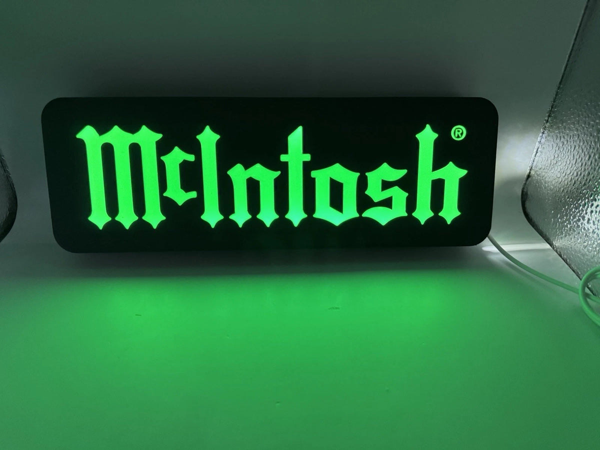 McIntosh Audio Stereo - Light Up LED Sign Amp Receiver HiFi Vintage Preamp