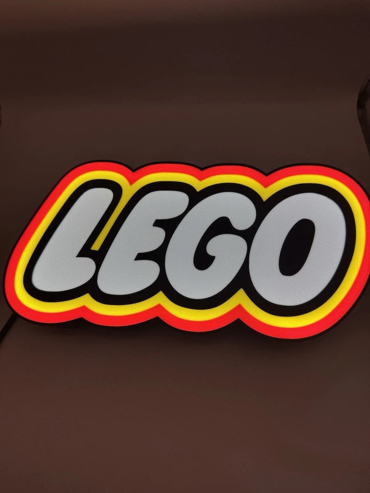 LEGO Lego Bricks - Light Up LED Neon Sign Minifigs Set Sealed Outline