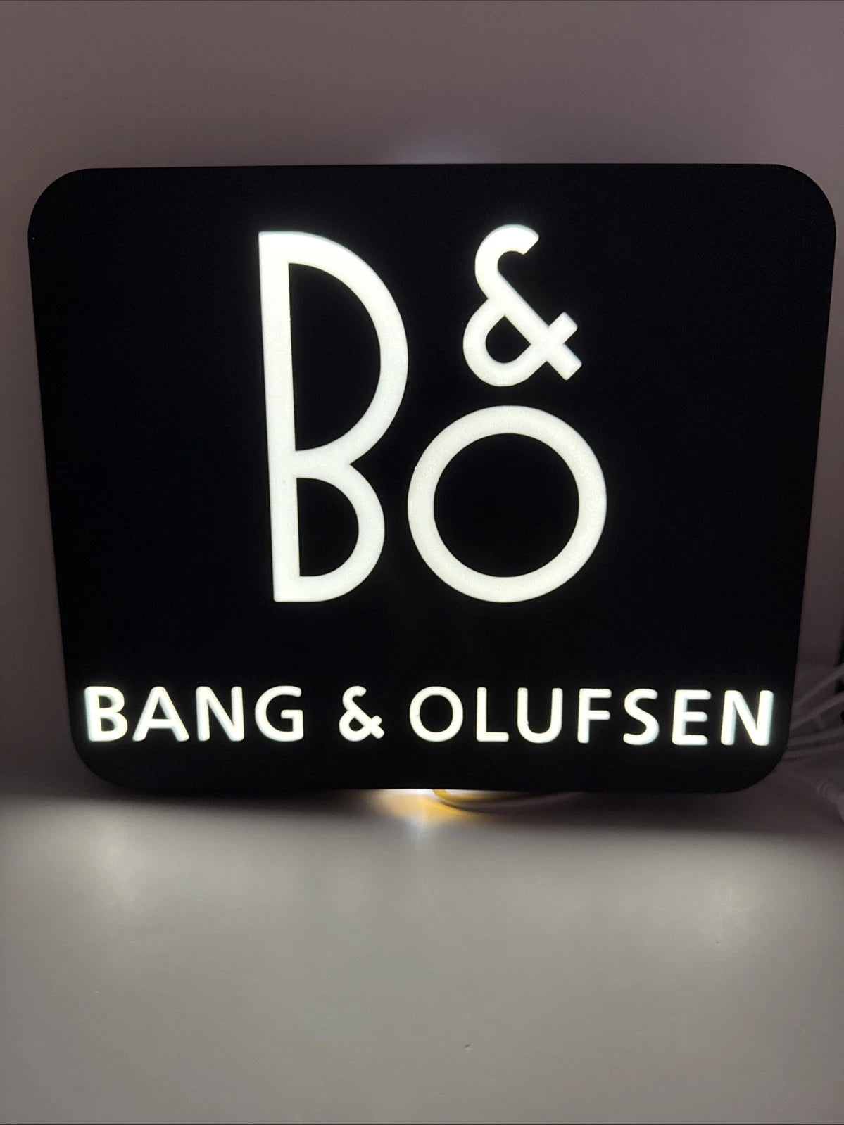 Bang Olufsen B&O Stereo Audio Vintage Equipment - Light Up LED Neon Sign W/ USB