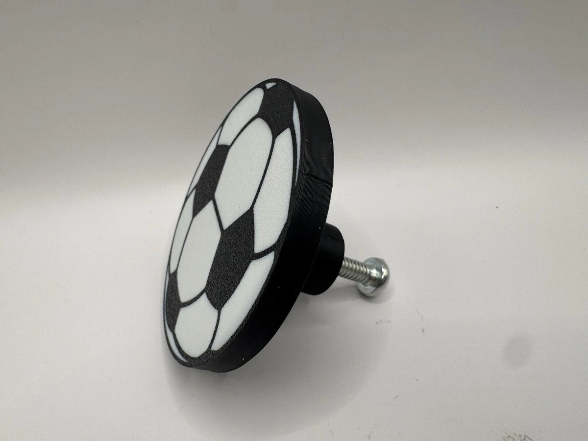 Kids Soccer Ball Drawer Pull Dresser Cabinet Knob Play Room Nursery Bedroom