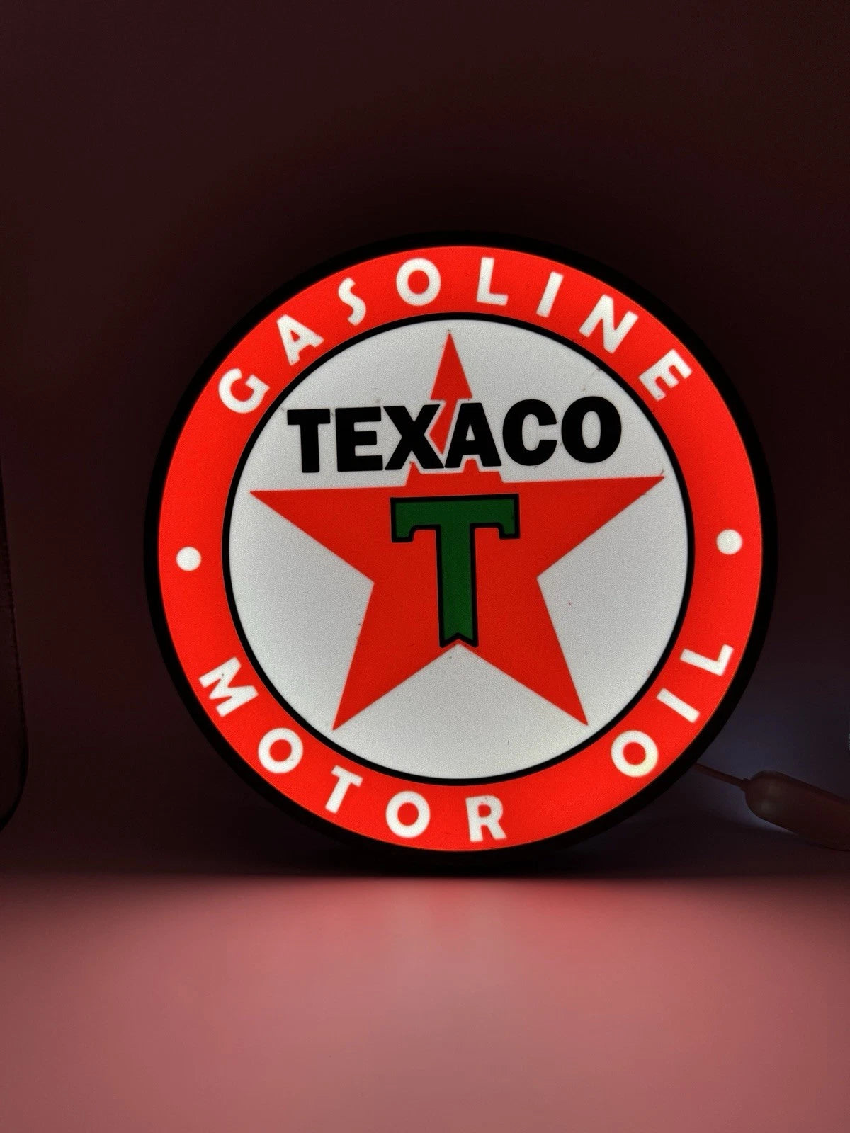 Texaco Motor Oil - Light Up LED Sign