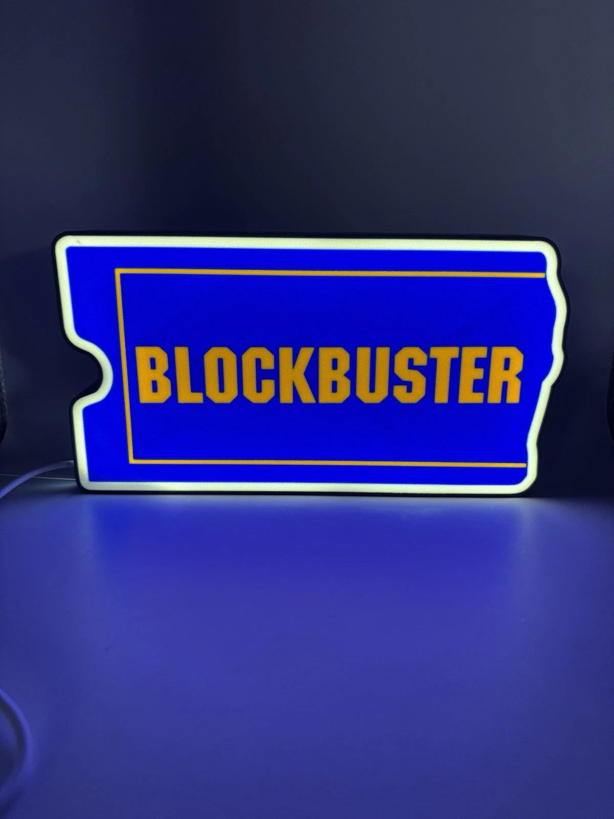 Blockbuster Video -  Light Up LED Sign with USB Plug - Perfect For 90s Movie
