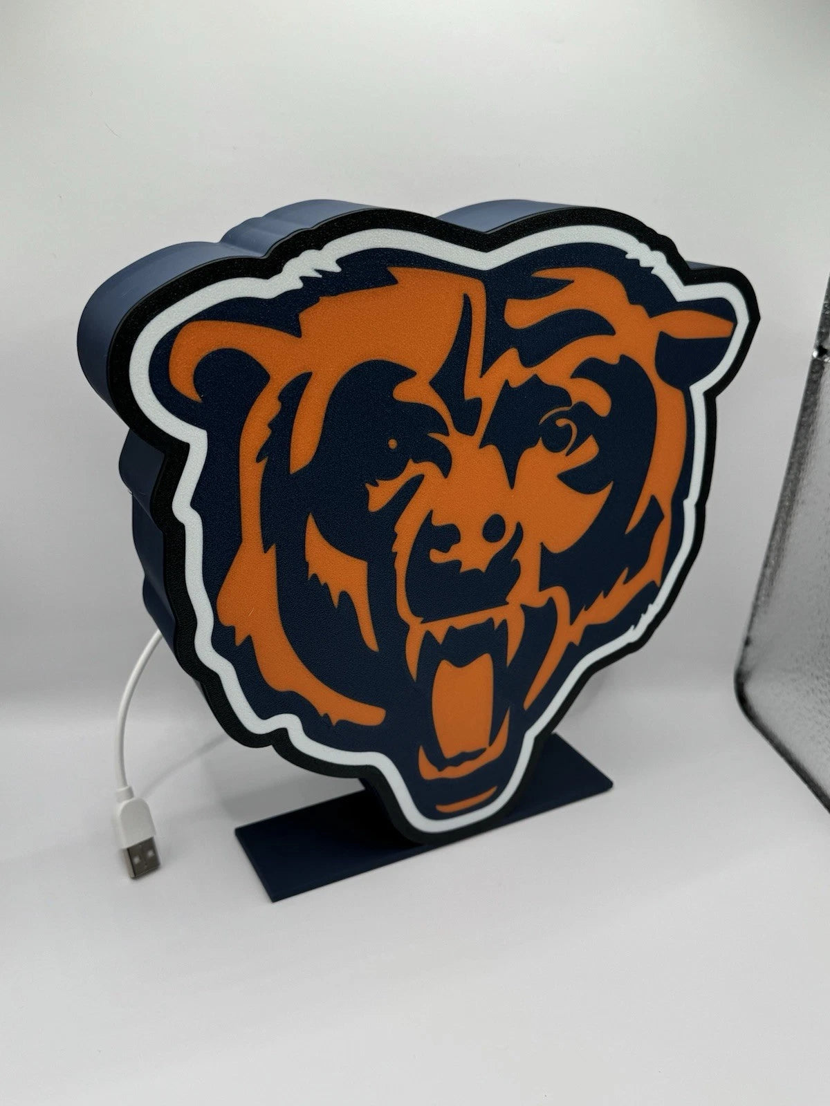Chicago Bears  -  Light Up LED Sign with USB Plug