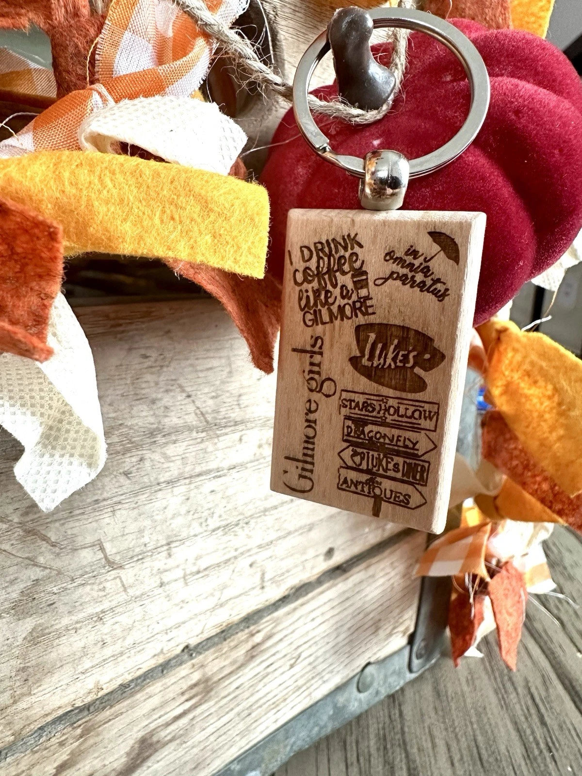 Gilmore Girl's Collage Keychain