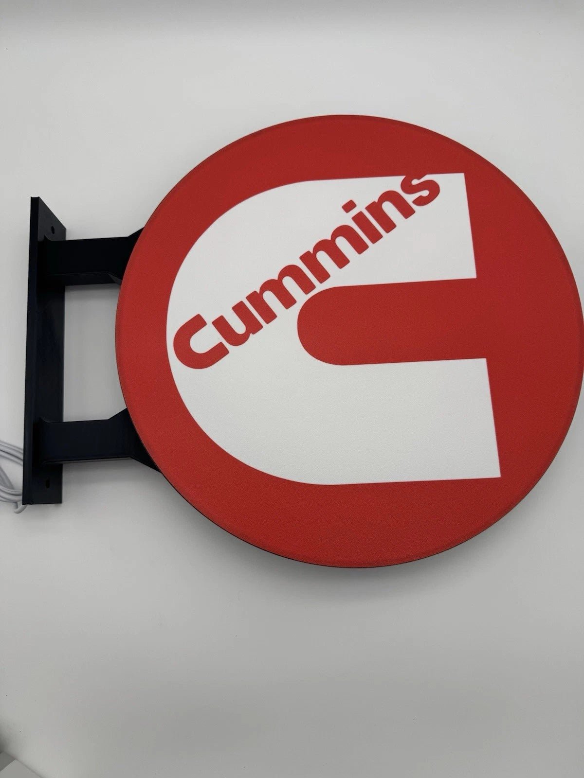 Cummins Engines 13”  Pub Style Dual Side Light Up LED Sign Gas Station Mancave