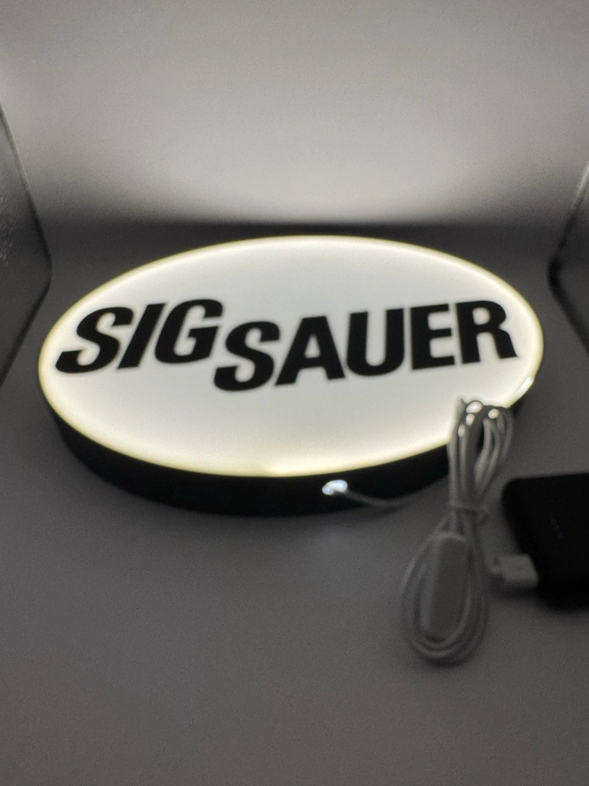 Sig Sauer Guns Light Up LED Neon Sign - 2a Shooting Reloading Handgun