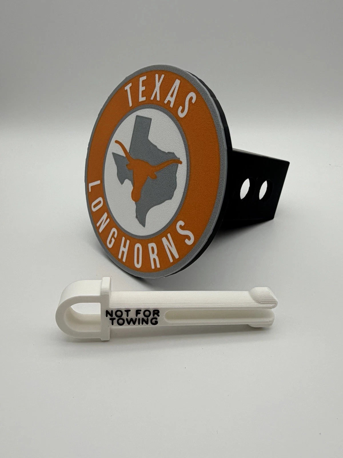 Texas Longhorns University Tow Hitch Receiver Cover – Fits 2” Towing Truck SUV