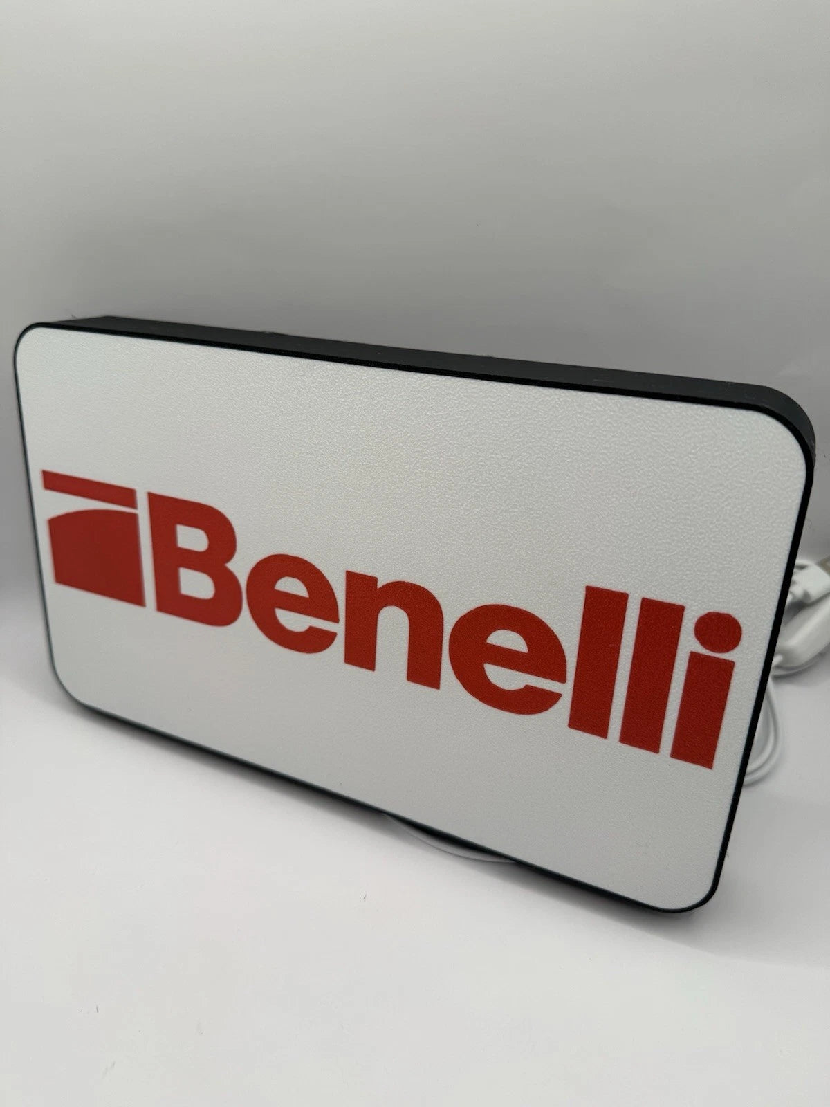 Benelli Firearms Light Up LED Neon Sign - 2A Shooting Reloading Shotgun Pistol