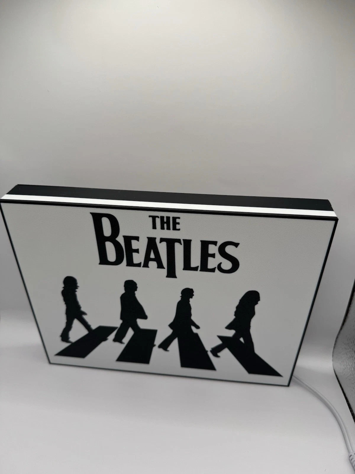 The Beatles - Light Up LED Neon Sign Classic Rock John Lennon Vinyl Ringo Starr