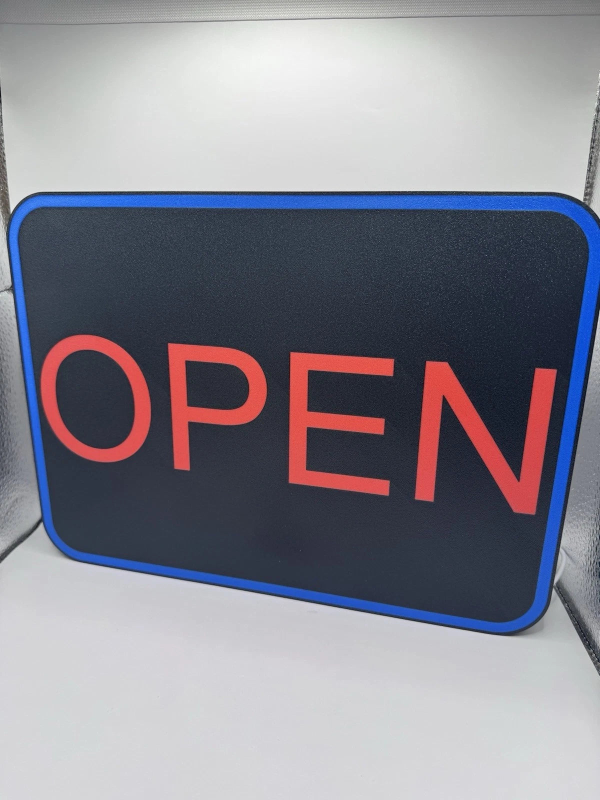 LED Business “OPEN” Sign – 13.5” x 10” Inch With USB Power Cord