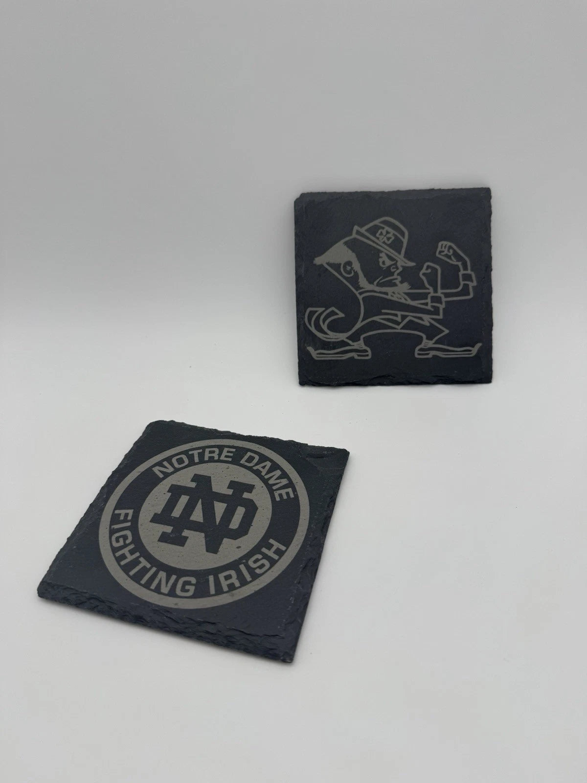 Notre Dame Fighting Irish 2x Slate Coaster Set
