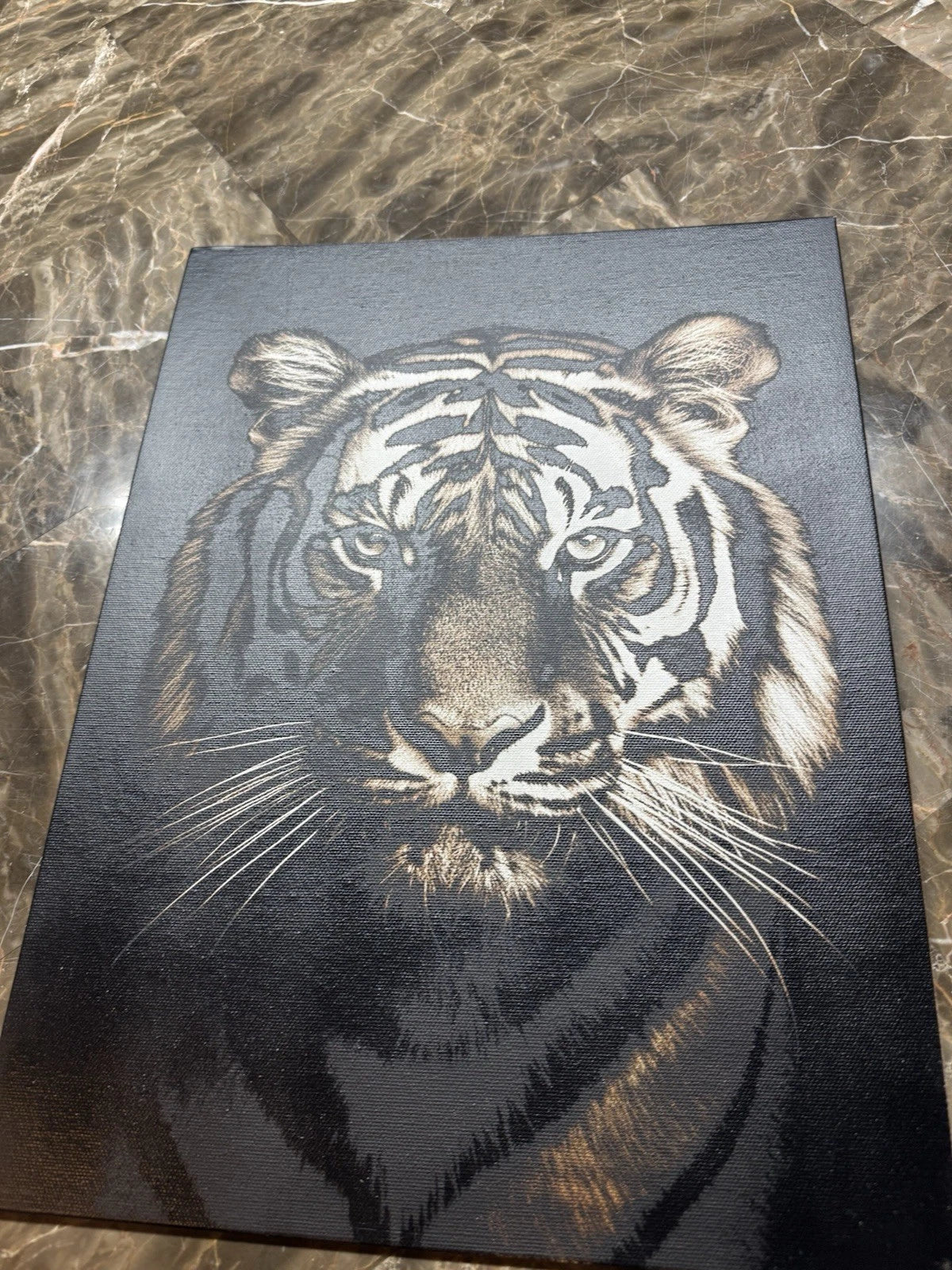 Bengal Tiger - Oil On Canvas 16x12