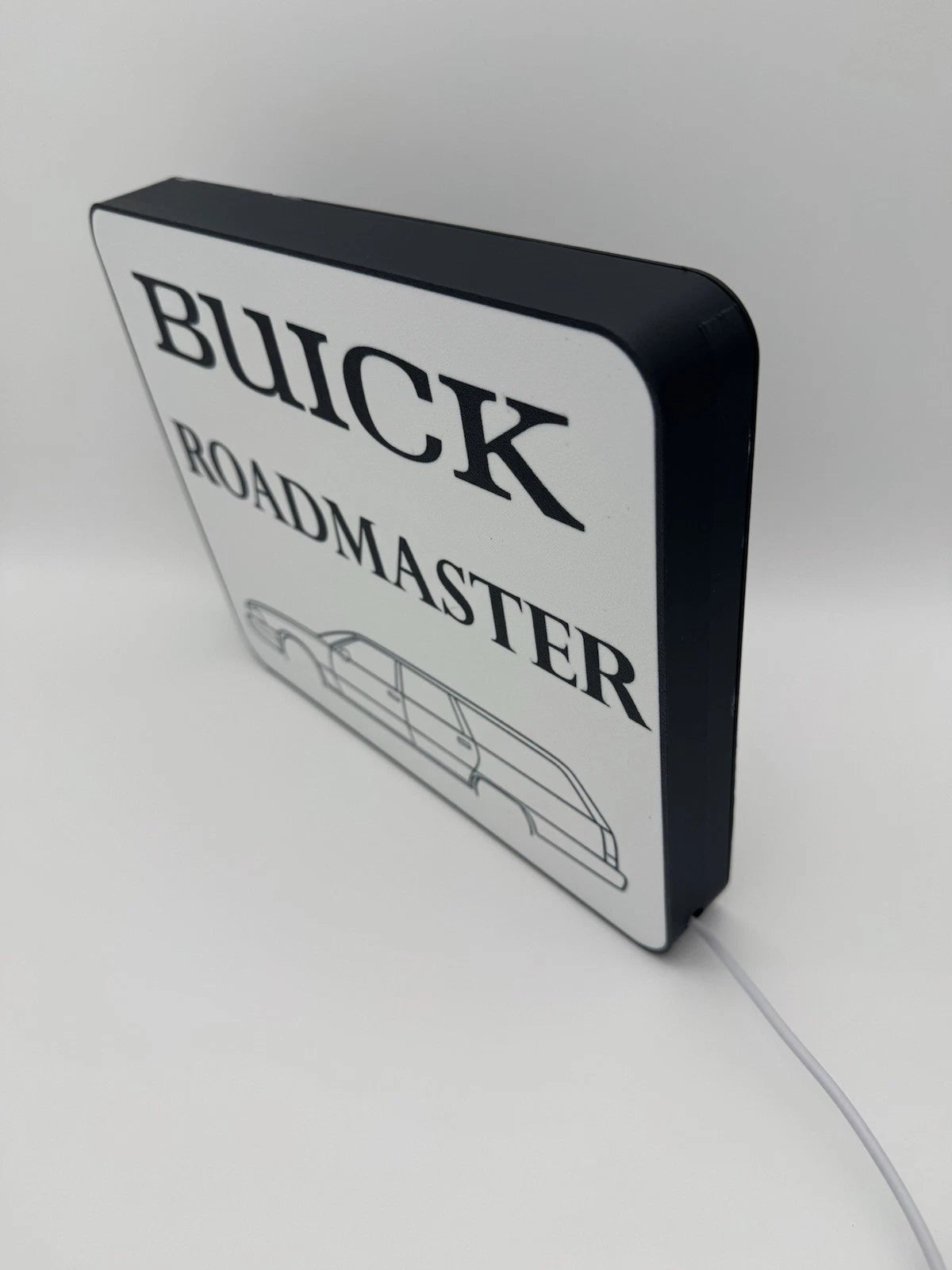 Buick Roadmaster -  Light Up LED Sign With USB Plug  Lowrider Classic Car Garage