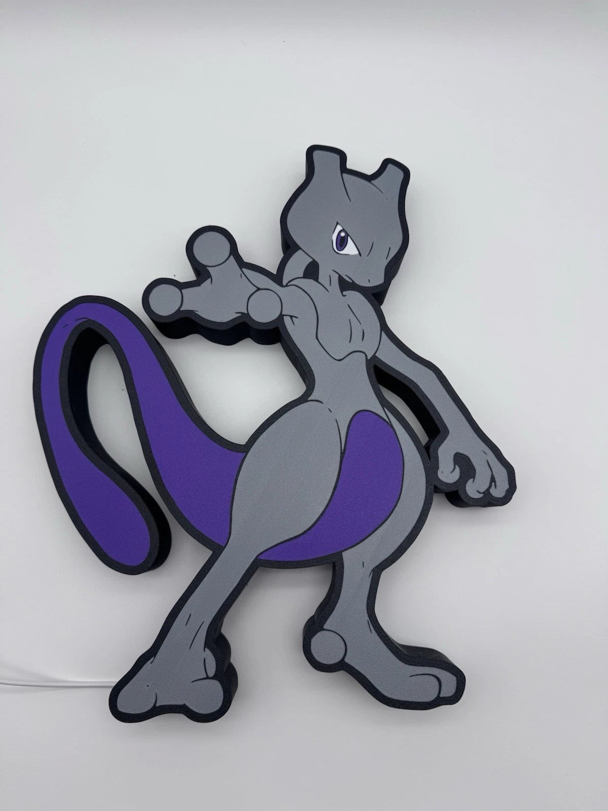 Mewtwo Pokemon- Light Up LED Sign