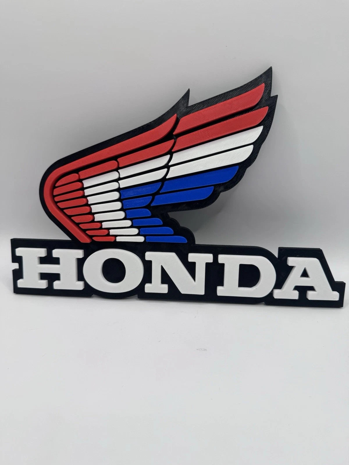 Retro Honda Wing Motorcycle 3D Wall Sign TRX ATC Mini Trail Monkey