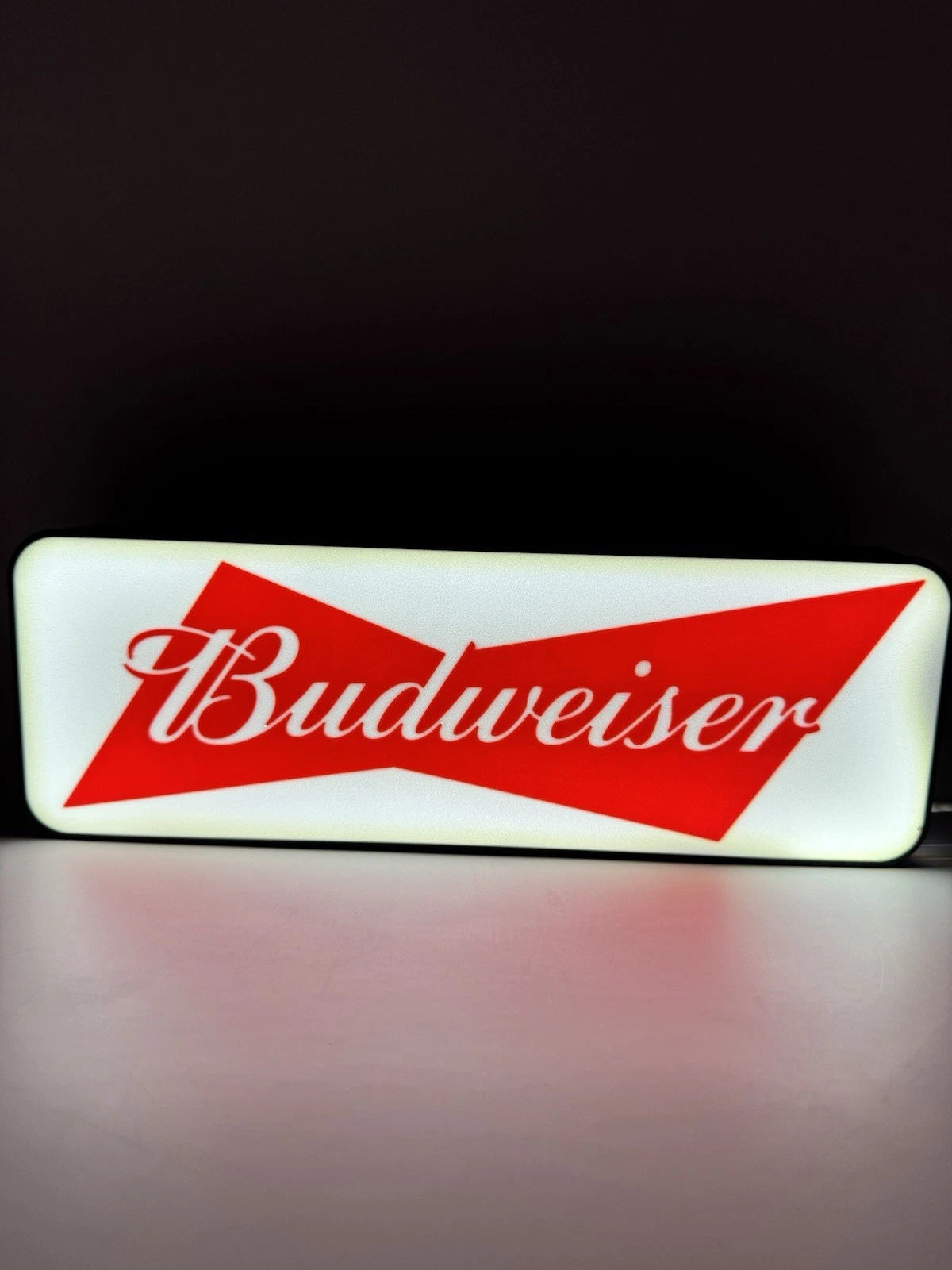 Budweiser Beer - Light Up LED Neon Sign Man Cave Bar Decor Brew