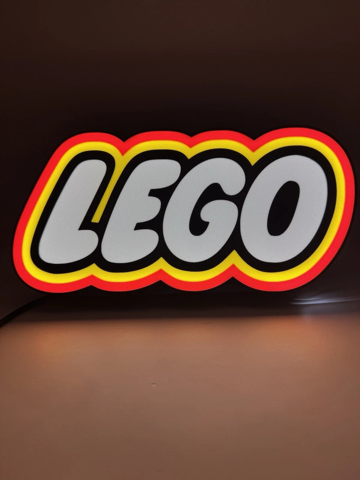 LEGO Lego Bricks - Light Up LED Neon Sign Minifigs Set Sealed Outline