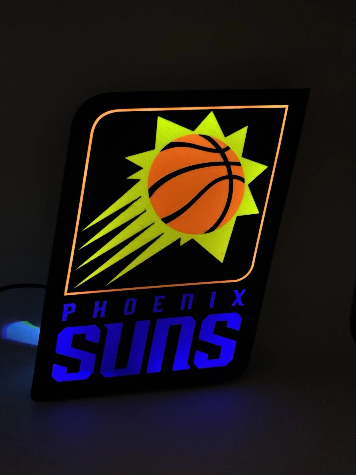 Phoenix Suns NBA Basketball- Light Up LED Neon Sign