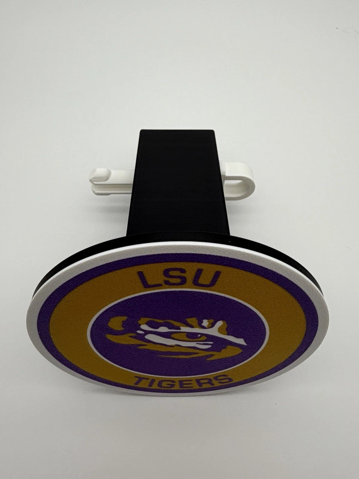 LSU Tigers - Tow Hitch Receiver Cover – Fits 2” Towing Louisiana State Football