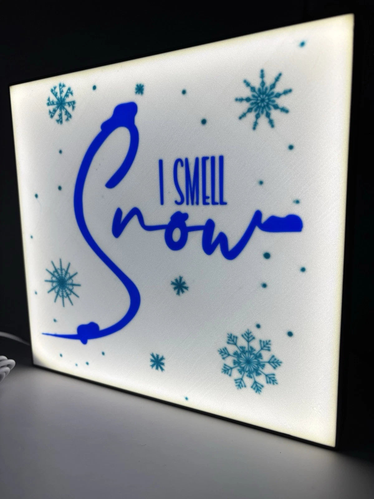 I Smell Snow LED Light Up Sign