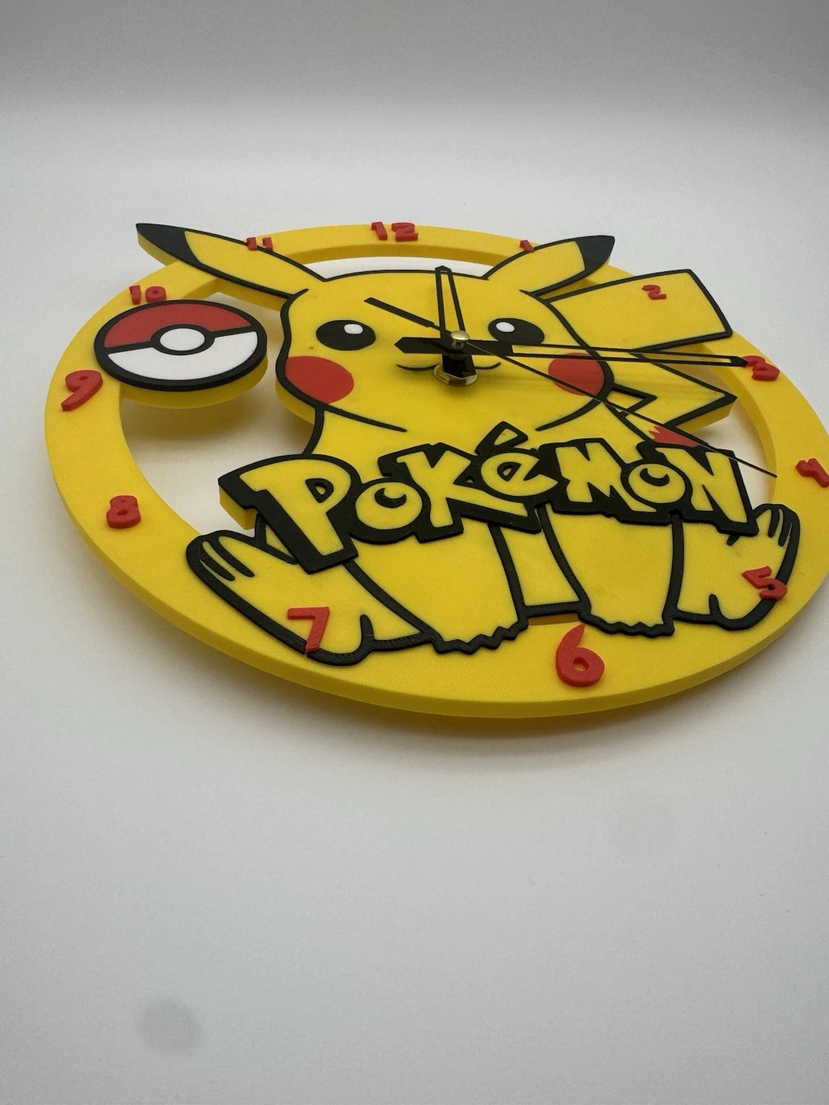 Pokemon Pikachu Wall Clock 10.5” Smooth Sweep - Nintendo 151